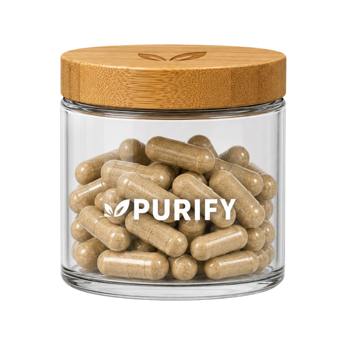 FREE Bamboo Lid Glass Jar