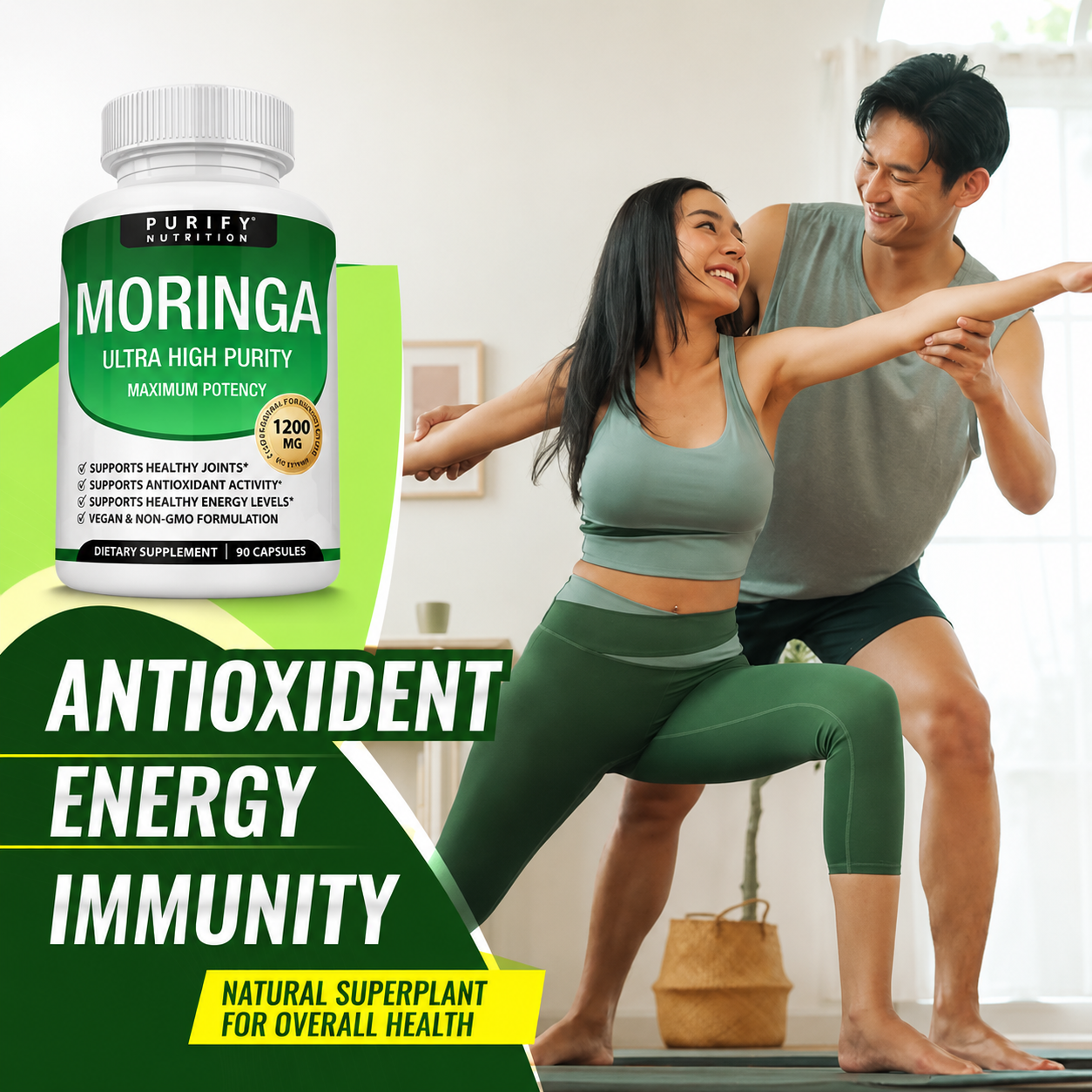 Purify Moringa Capsules 1200mg