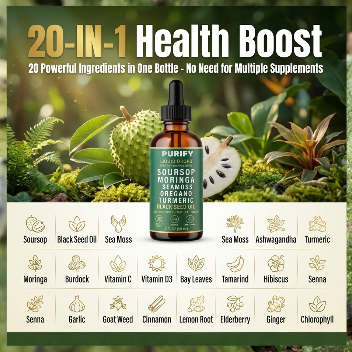 20 in 1 Soursop Drops