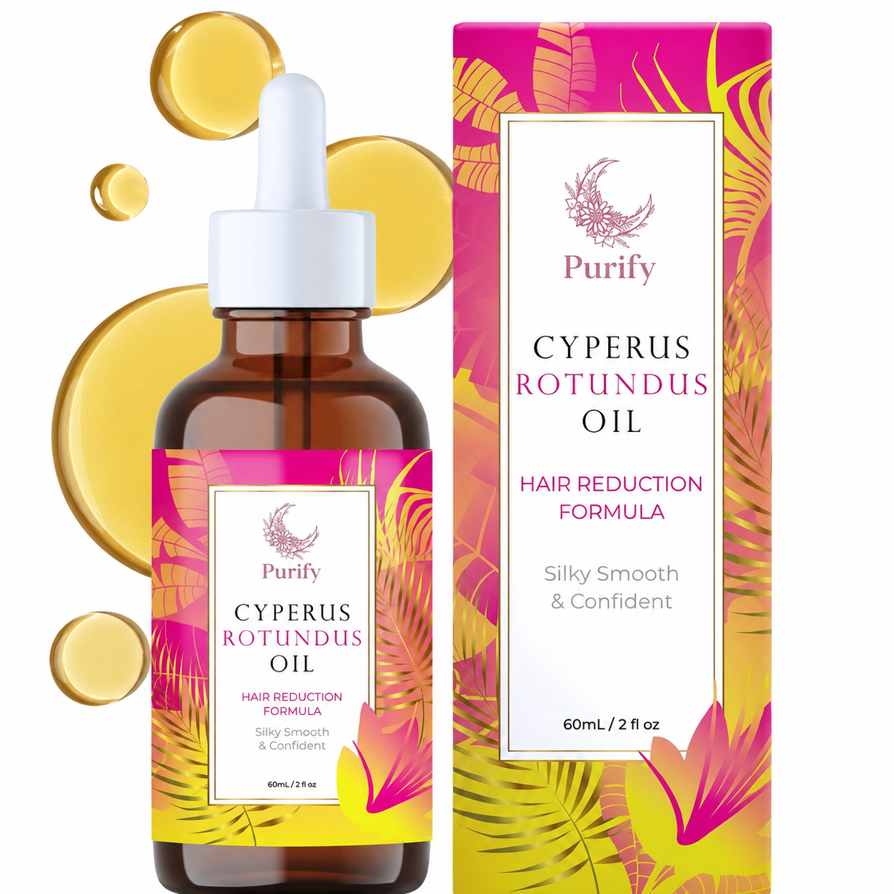 Cyperus Rotundus Oil for Natural Hair Reduction