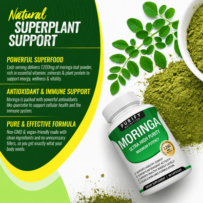 Purify Moringa Capsules 1200mg